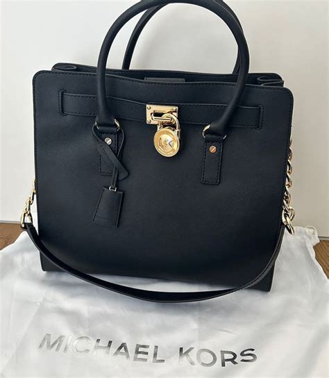 ebay tasche hamilton michael kors|MICHAEL KORS Tasche Hamilton Black Schwarz Gold .